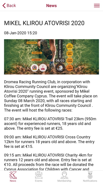 Dro.Me.A. Racing Running Club screenshot-3