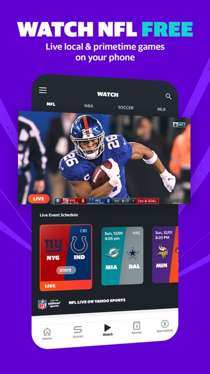Yahoo Sports: Watch NFL live screenshot-0
