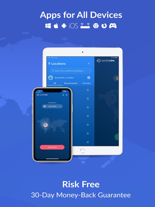 SaferVPN: Safe & fast VPN