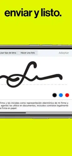 Captura de Pantalla 2 DocuSign - Firma de documentos iphone