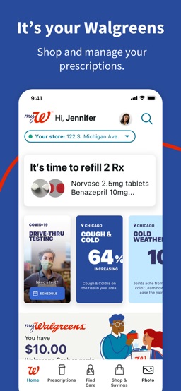 Walgreens app screenshot