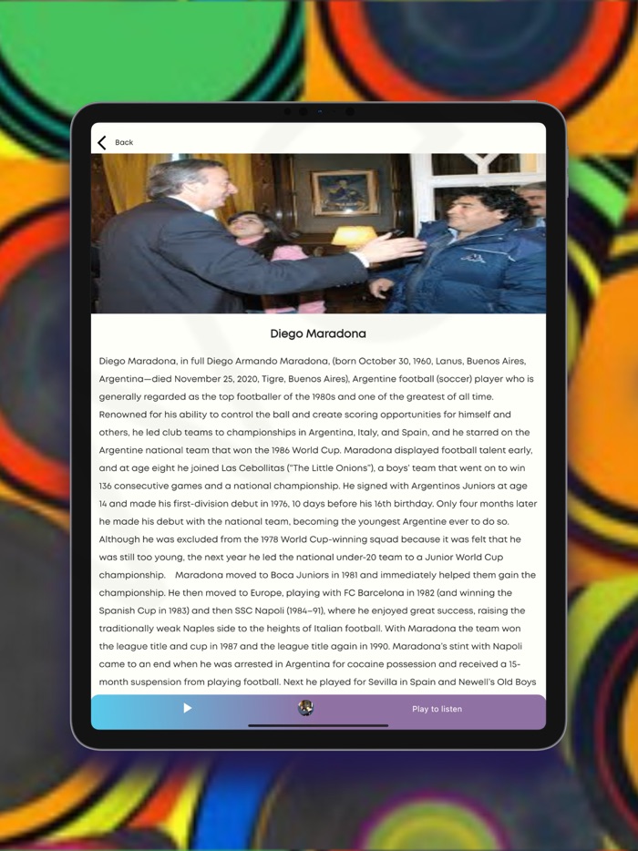 Football Legends  Audible