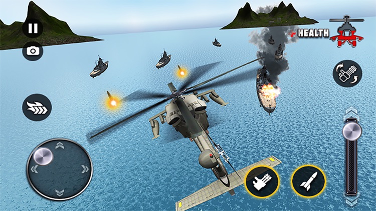 Helicopter Gunship Combat screenshot-3