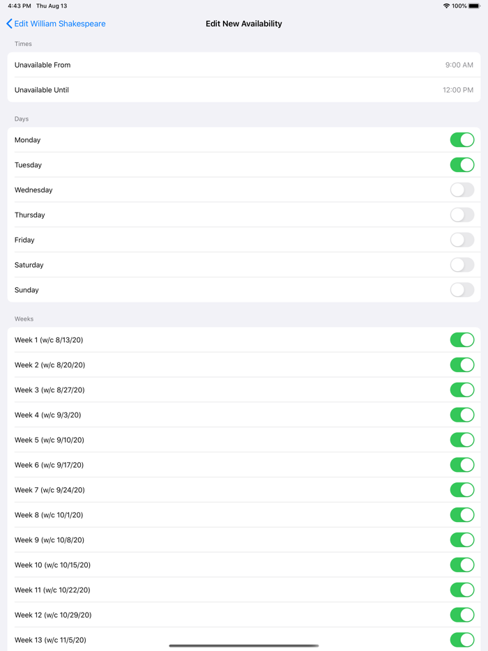Staff Data Collector