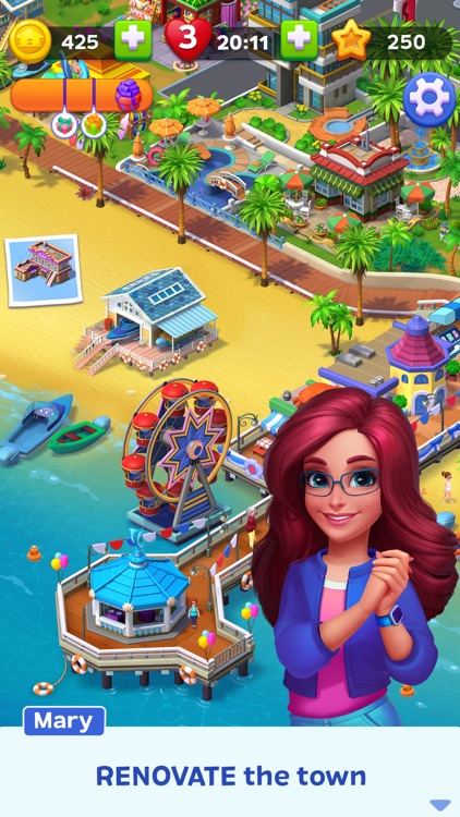 Match Town Makeover: Match 3 screenshot-0