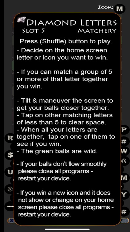 Diamond Letters Slot E screenshot-4