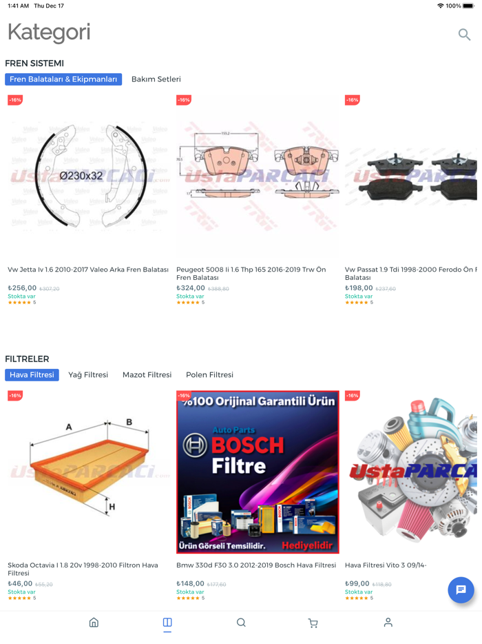 Usta Parçacı Oto Yedek Parça