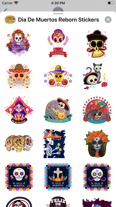 Dia De Muertos Reborn Stickers screenshot 3