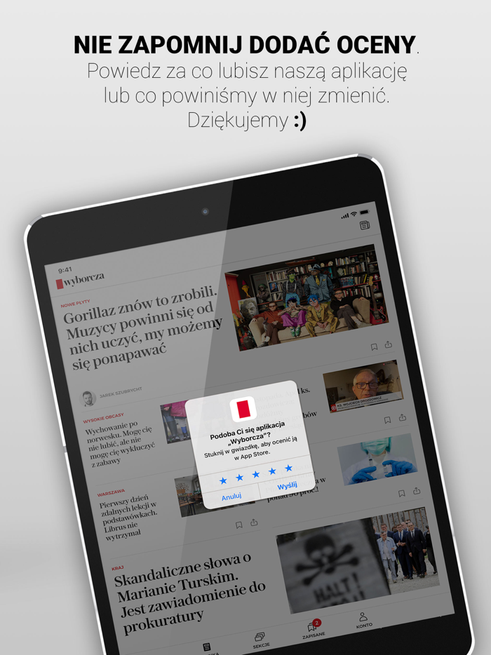 Gazeta Wyborcza Polska, świat