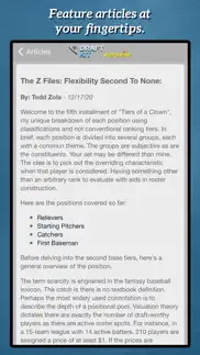 fantasy baseball draft kit '21 iphone screenshot 4