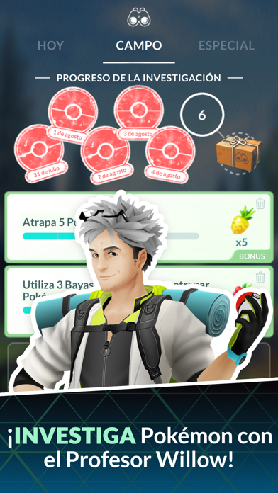 Pokémon GO iPhone Capturas de pantalla