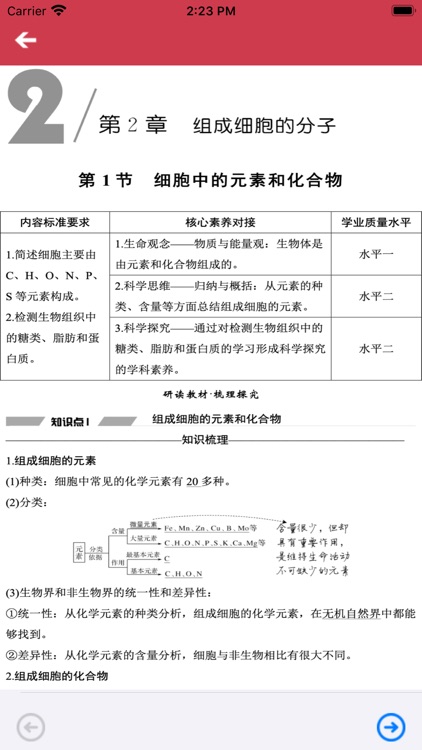 高中生物必修第一册 -高考辅导提分神器
