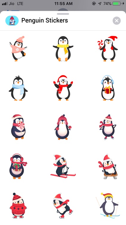 Penguin Stickers for iMessage