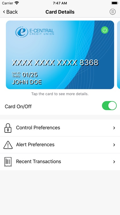 E-Card Controls