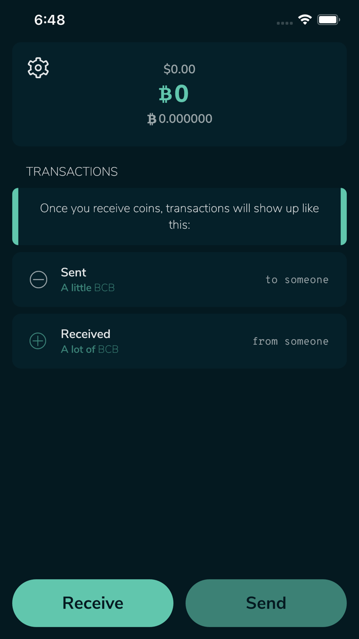 Bitcoin Black Wallet