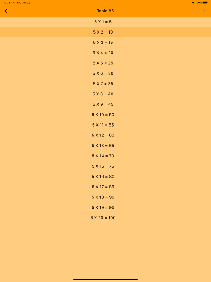 Audible Math Tables Pro
