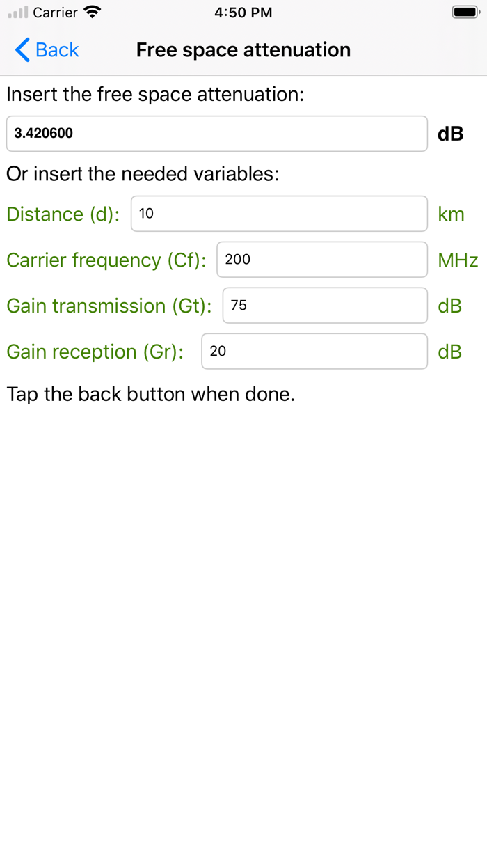 Radio Frequency Power Loss