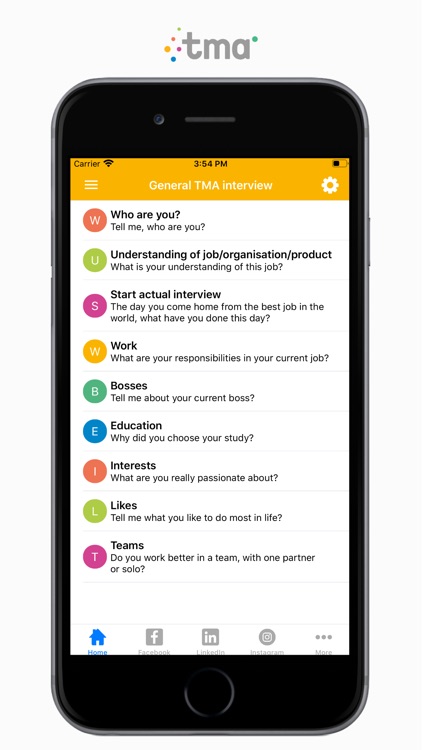 TMA Job Interview Questions