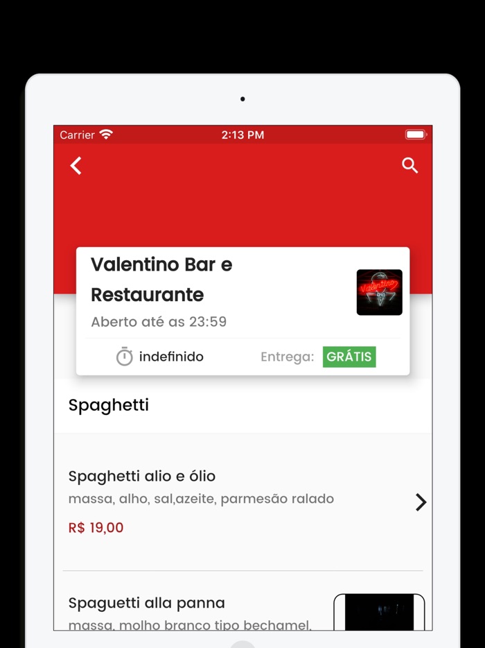 Valentino Bar e Restaurante