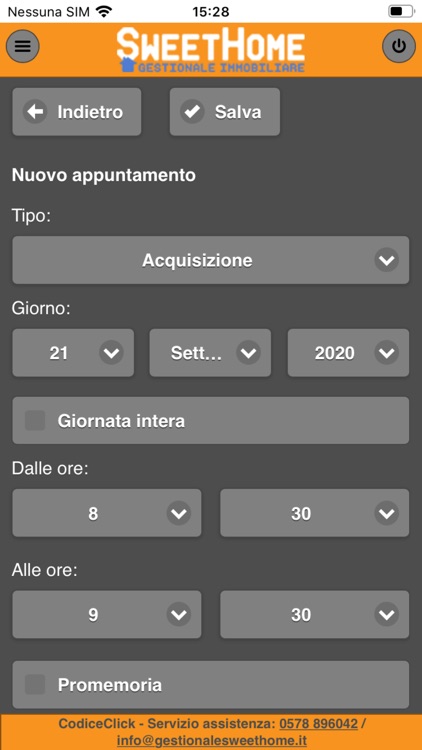 Gestionale SweetHome mobile screenshot-7