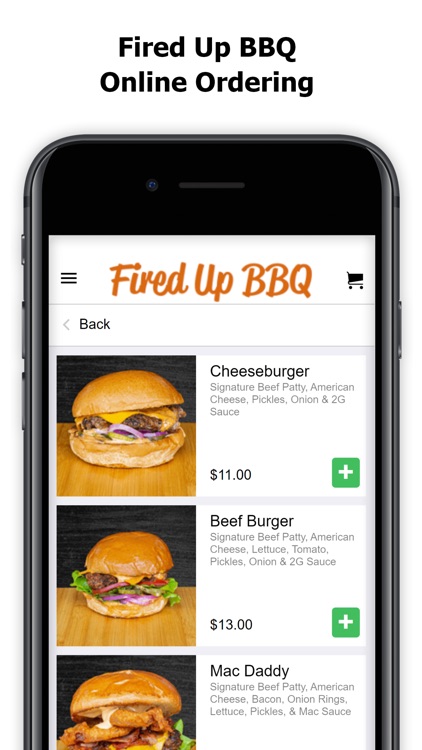 Fired Up BBQ Online Ordering