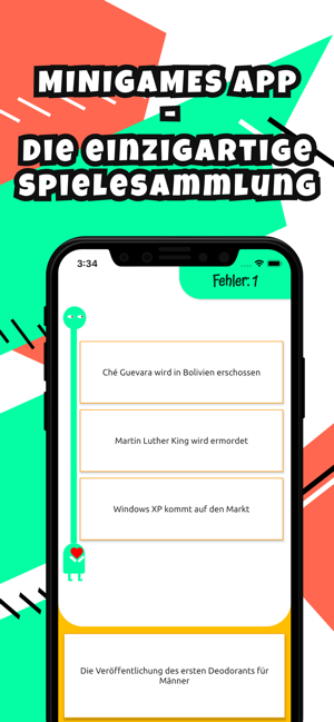 Minigames App - Spielesammlung