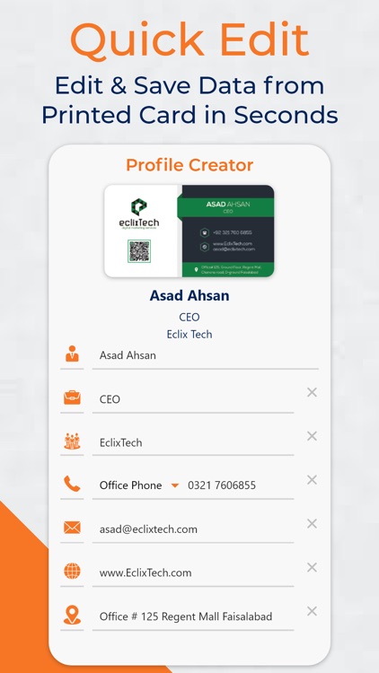 Business Card Scanner Reader screenshot-4