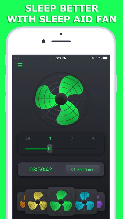 Sleep Aid Fan White Noise