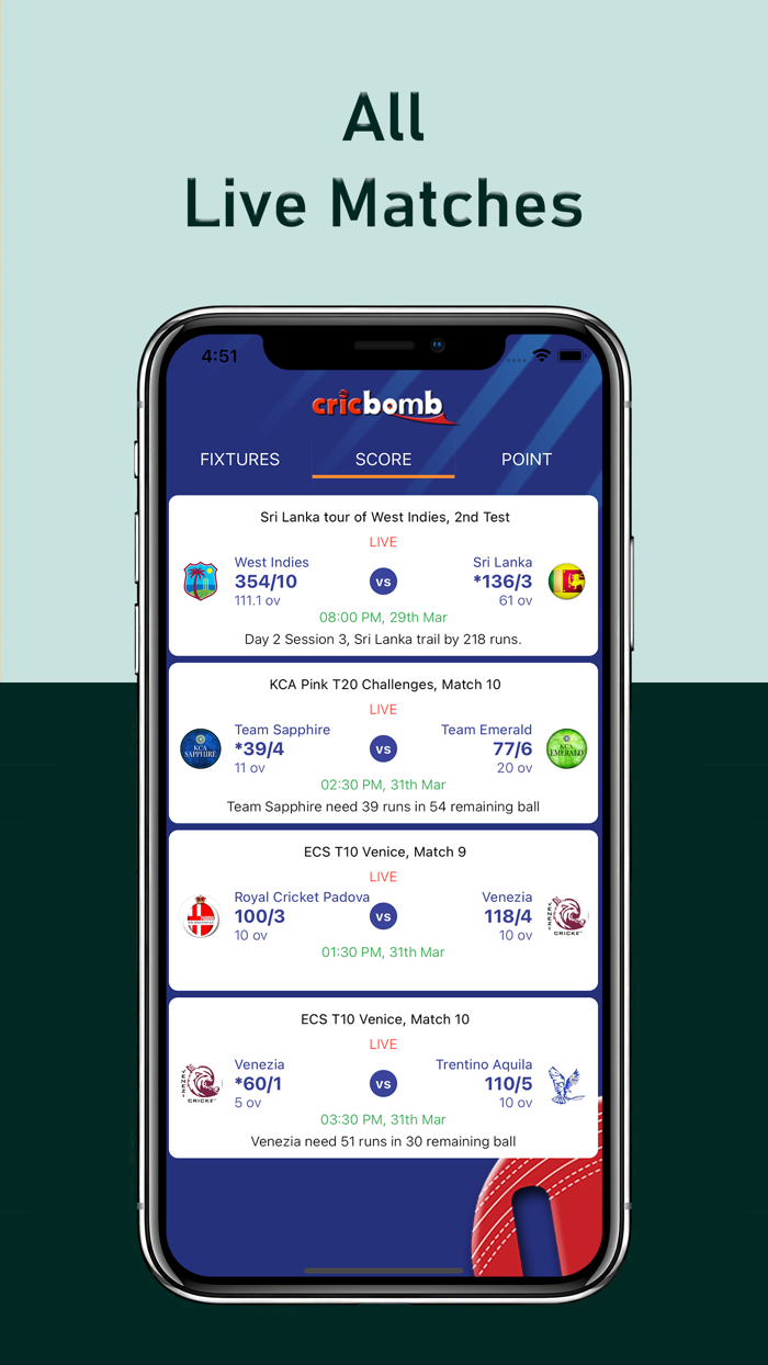 CricBomb - Cricket Live TV