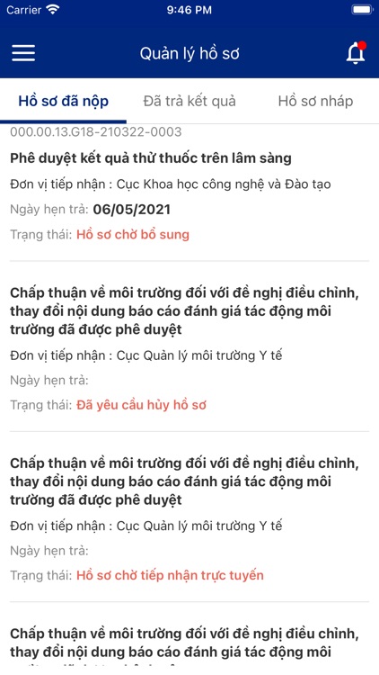 Dịch Vụ Công - Bộ Y Tế screenshot-4