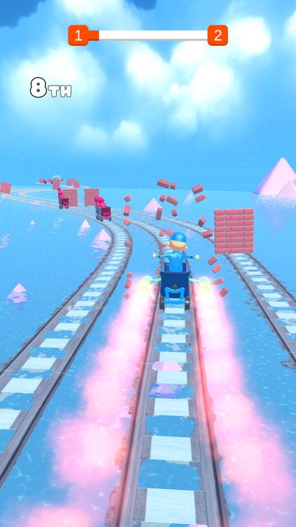 Roller Coaster Race screenshot-3