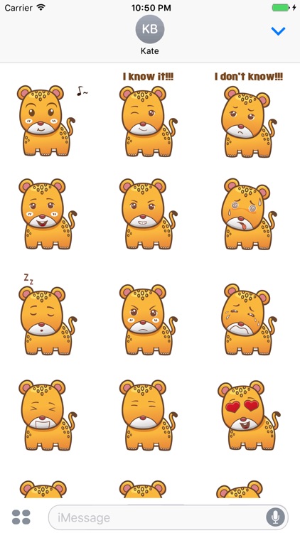 Sticker Me Cute Leopard