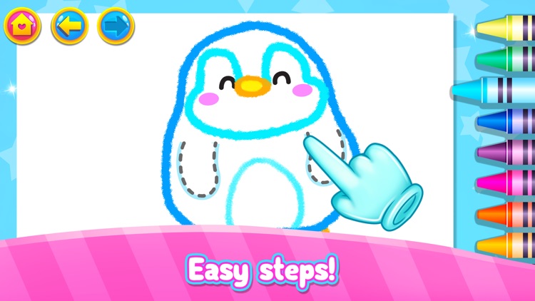 Rainbow Glitter Drawing Book screenshot-5