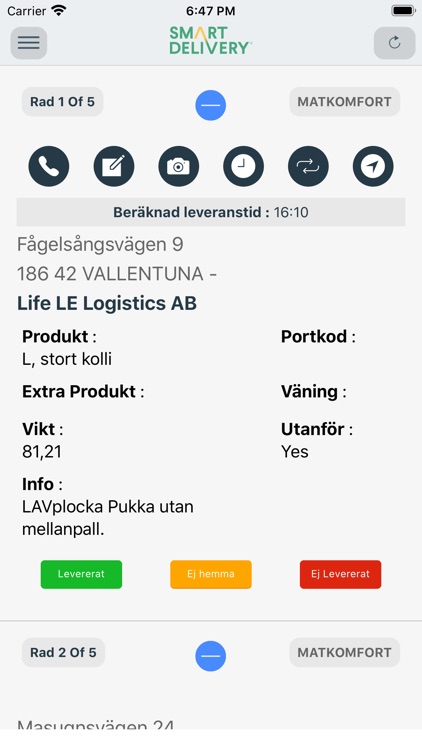 Smart Delivery Sweden screenshot-5