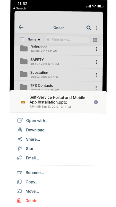 How to cancel & delete Think Power DOCS - File Share from iphone & ipad 3