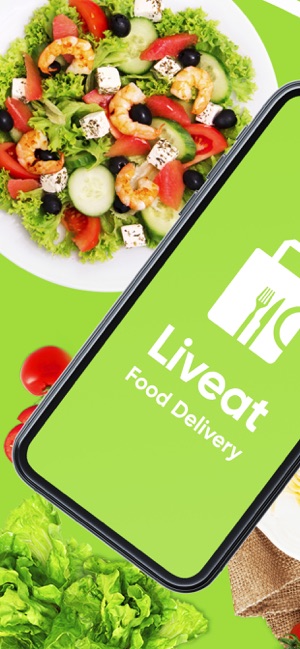 Liveat: Food Delivery(圖1)-速報App