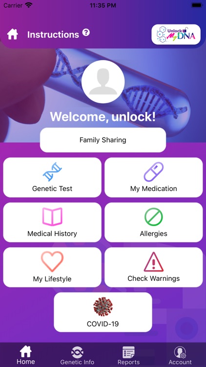 Unlock MyDNA