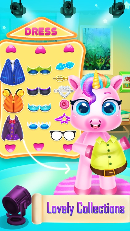 Rainbow Unicorn Daily Caring screenshot-3