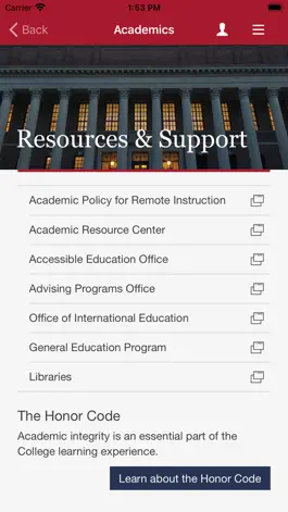 Game screenshot Harvard College Mobile apk