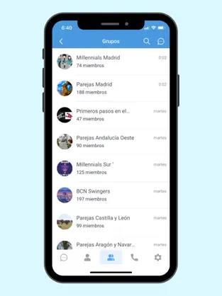 Obrázek 4 TriSapp - Nueva App Swinger iphone