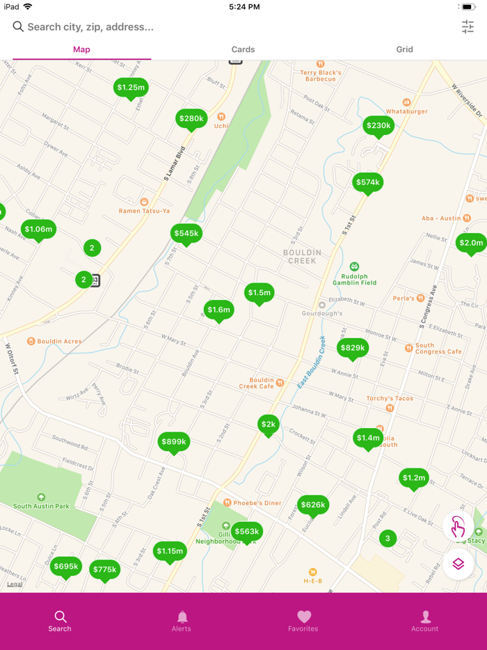 Central Texas Home Search