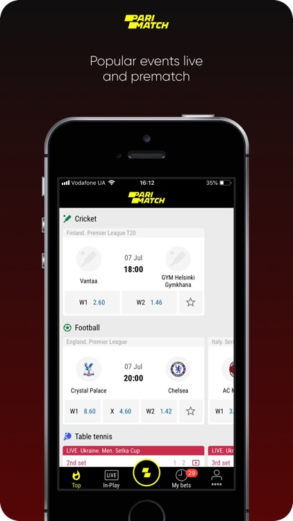 Parimatch: Live Sports Betting
