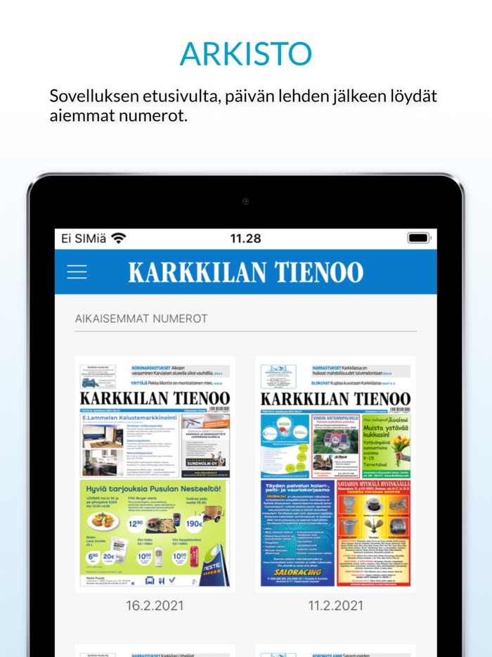 Karkkilan Tienoo, päivän lehti