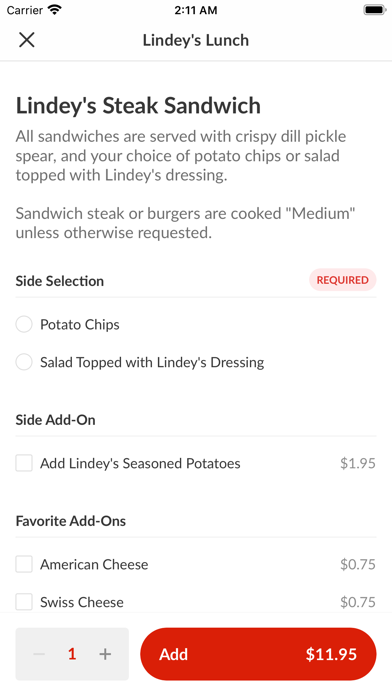 How to cancel & delete Lindey's Prime Steak House from iphone & ipad 4