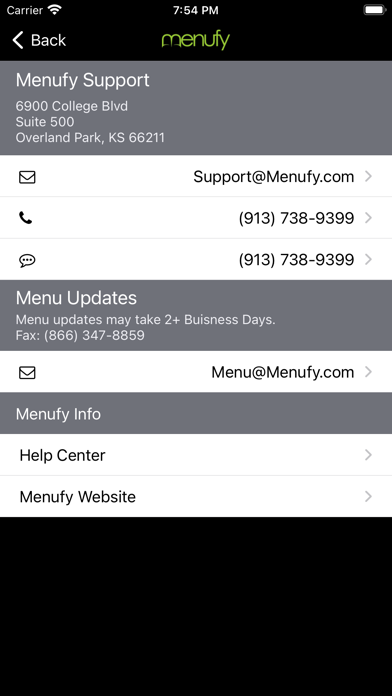 How to cancel & delete Menufy Business Manager from iphone & ipad 4