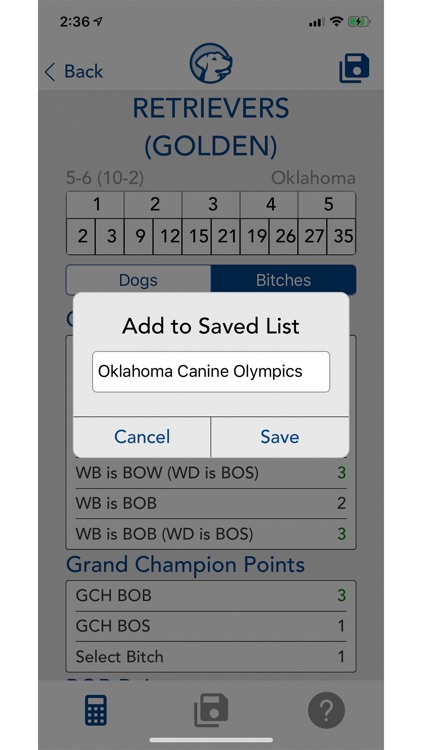 Ringside Calculator