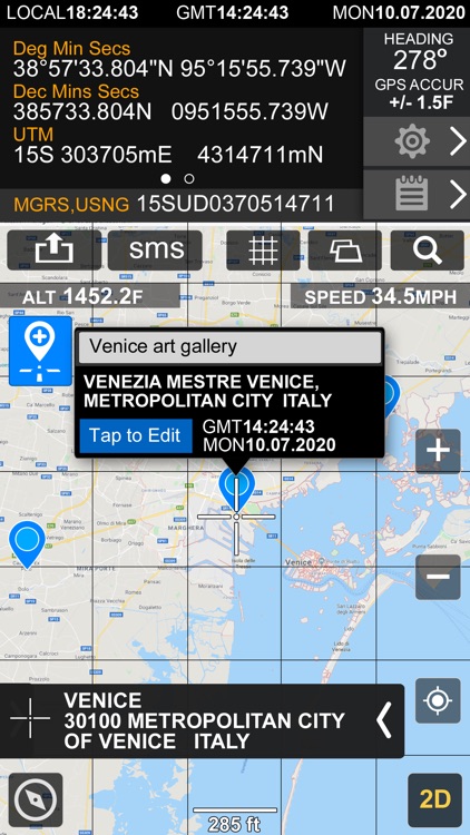 Tactical Gps UTM,MGRS