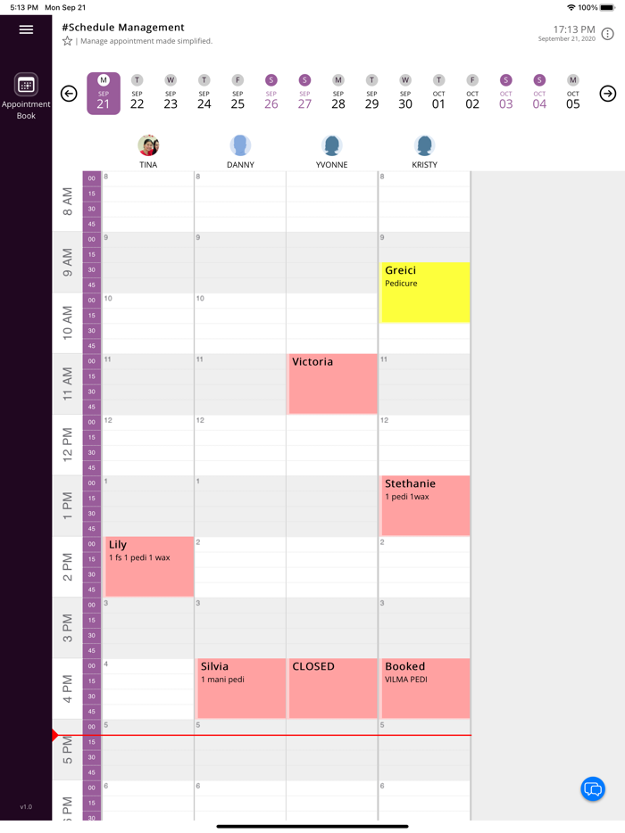 Salon Orchid Booking