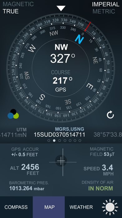 Compass GPS(Map, Weather) screenshot 2