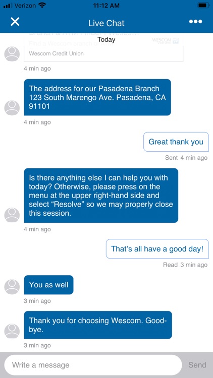 Wescom Credit Union Mobile screenshot-3